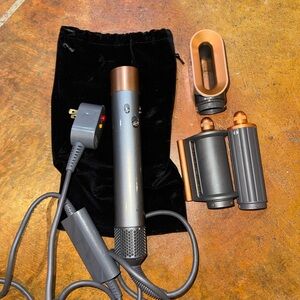Dyson Hair Tool Set - Black and Copper